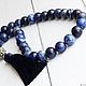 Beads of Sodalite stone 33. Rosary. The star of Siberia. Online shopping on My Livemaster.  Фото №2