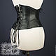 Корсет-пояс из натуральной кожи №5. Корсеты. Shi Corset (Анна). Ярмарка Мастеров.  Фото №4