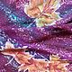 Batik hand painted scarf silk-wool "Swirling leaves". Wraps. Just Silk (Svetlana). Online shopping on My Livemaster.  Фото №2