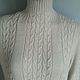 Заказать Платье "Пшеница" 100% кашемир. Вера / Kirshvery_knit (kirshvery) (kirshvery). Ярмарка Мастеров. . Платья Фото №3