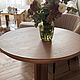 Круглый стол Обеденный 2910 из дуба. Столы. Мебель Ostinec | TimberArt.market. Интернет-магазин Ярмарка Мастеров.  Фото №2