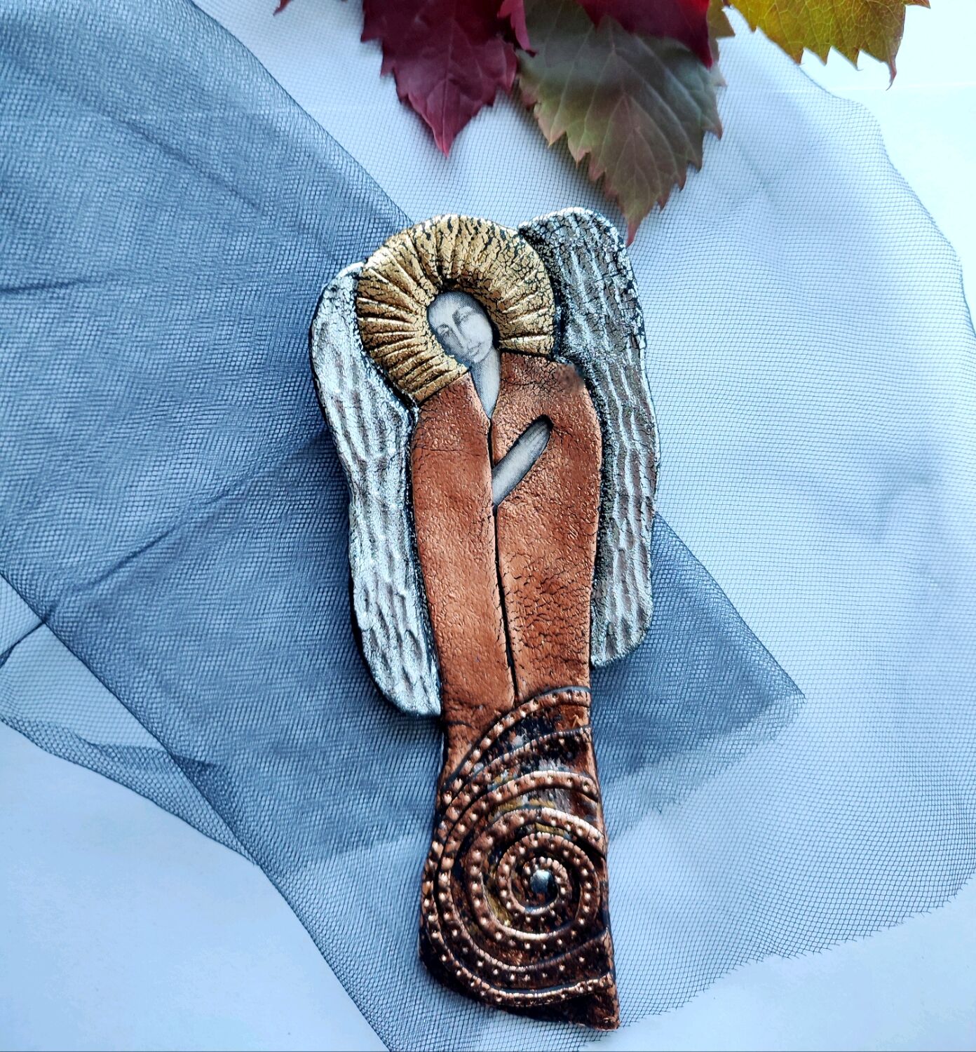 Брошь Хранитель в медном купить в интернет-магазине Ярмарка Мастеров по цене 1800 ₽ – X006YRU, Брошь-булавка, Санкт-Петербург - доставка по России