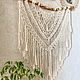Макраме панно. Панно макраме. Macrame in heart. Интернет-магазин Ярмарка Мастеров.  Фото №2