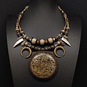 Украшения handmade. Livemaster - original item Necklace: ethnika in bronze -3.. Handmade.