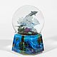 Заказать Снежный шар "Дельфины". Glassglobe. Ярмарка Мастеров. . Элементы интерьера Фото №3