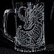 Beer mug with the engraving 'Dragon', Wine Glasses, Nizhny Novgorod,  Фото №1
