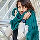 ANTIQUE Green Scarf. Scarves. SweetMarket. My Livemaster. Фото №5