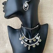Украшения handmade. Livemaster - original item Necklace: this stylish necklace, fancy necklace metal, modern. Handmade.