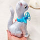 Soft toys: Snow-white cat, Stuffed Toys, Nevinnomyssk,  Фото №1