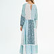 Long dress 'Makosh' in blue with lace. Dresses. ivavavilonskaya. Online shopping on My Livemaster.  Фото №2