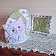 Грелка на чайник Котик и прихватка. Подарочный набор для кухни. Чехлы для посуды. Анна (belamedveditsa). Ярмарка Мастеров.  Фото №6