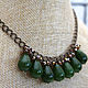 Necklace green jade, green, chain necklace crystal. Necklace. Ritasdreams (ritasdreams). My Livemaster. Фото №4
