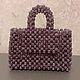 Сумка из бусин "битое стекло" handmade. Клатчи. Bag-phase. Ярмарка Мастеров.  Фото №4