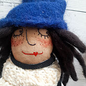 Куклы и игрушки handmade. Livemaster - original item Sophie. Winter housekeeper. Handmade.