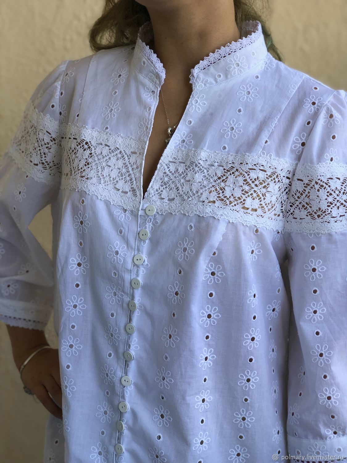 Блуза из шитья