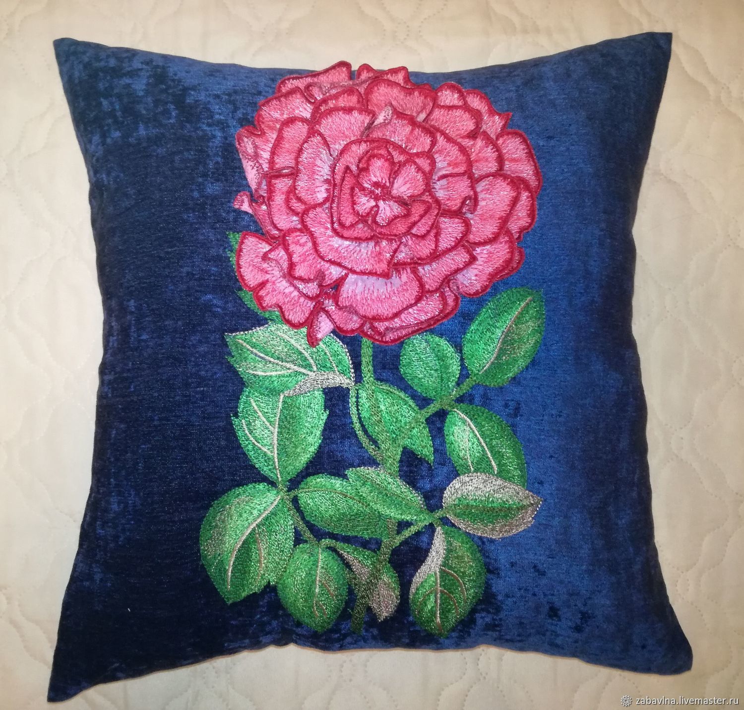 Декоративная подушка Роза роза