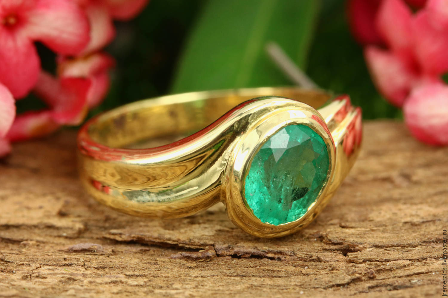 Коллекция Emerald золото изумруд
