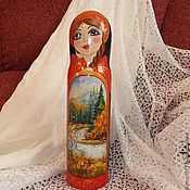 Сувениры и подарки handmade. Livemaster - original item Damask Altai case under the bottle. Handmade.
