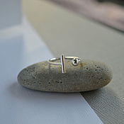 Silver ring with balls