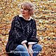 Туника - пуловер оверсайз " ЭКО stail ". Туники. Наталья  Пуховая Мастерская (puhovyiy-master). Ярмарка Мастеров.  Фото №15