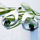 Order Earrings with diopside 'Bright summer', silver. EdGems jewerly. Livemaster. . Earrings Фото №3