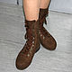 Women's felted Large size. Boots. MMwool (marinamol). My Livemaster. Фото №6