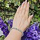 Браслет Изумрудное сияние. Браслет-цепочка. Jewelry fashion. Ярмарка Мастеров.  Фото №9