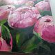 Oil painting Peonies (pink green flowers). Pictures. Pastelena. My Livemaster. Фото №4