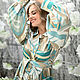 Платье-рубашка макси из премиального брендового шелка с вискозой, Платья, Москва,  Фото №1