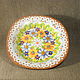 Ceramic Plate painted. Plates. Marisavesennaya ceramics. Online shopping on My Livemaster.  Фото №2