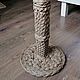 Scratching post: A scratching post with sea knots. Scratching Post. cordknot. My Livemaster. Фото №6