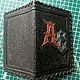 Обложка для документов кожаная A&C. Обложки. Татьяна Ермилова (ExVlata). Ярмарка Мастеров.  Фото №4
