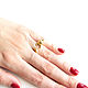Gold cat ring, cat ring,kitty ring. Rings. Irina Moro. Online shopping on My Livemaster.  Фото №2
