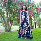 Summer dress with floral print, Long dress, Maxi Dress, Dresses, Sofia,  Фото №1
