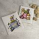 Picture embroidered with a cross Crimson bears. Pictures. sweet-home11. My Livemaster. Фото №6