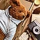 Мишка Тедди в толстовке | Teddy bear in clothes OOAK. Мишки Тедди. Nadja Lova. Интернет-магазин Ярмарка Мастеров.  Фото №2