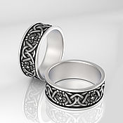 Украшения handmade. Livemaster - original item Wedding ring:Ornament. Handmade.