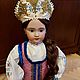 Русский народный костюм для антикварной куклы, Одежда для кукол, Колпино,  Фото №1