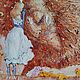 Картина маслом на холсте лев и принцесса "Навстречу мечте", Картины, Астрахань,  Фото №1