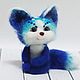 Fox Avatarchik Interior toy is made of wool. Felted Toy. Natalya Gorshkova Cute toys felting. Online shopping on My Livemaster.  Фото №2