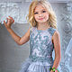 Dress with skirt of tulle in half for girls Grey swan. Dresses. Shanetka. Ярмарка Мастеров.  Фото №4
