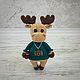 Elk crocheted. Elk photographer. Stuffed Toys. Faith_in_toys. Online shopping on My Livemaster.  Фото №2