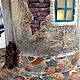  Маяк-светильник из бутылки на батарейках. Ночники. Елена Сухотина handmade decoupage. Ярмарка Мастеров.  Фото №12