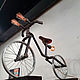 Bike - лофт светильник - велосипед, Настенные светильники, Москва,  Фото №1