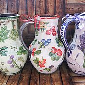 Для дома и интерьера handmade. Livemaster - original item Ceramic jugs Trio. Handmade.