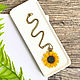 Order Sunflower pendant made of polymer clay Pendant on a chain Flower Pendant. Bionika - Polymer Clay Jewelry (Bionika). Livemaster. . Pendant Фото №3
