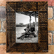Сувениры и подарки handmade. Livemaster - original item Photo frame black. Handmade.