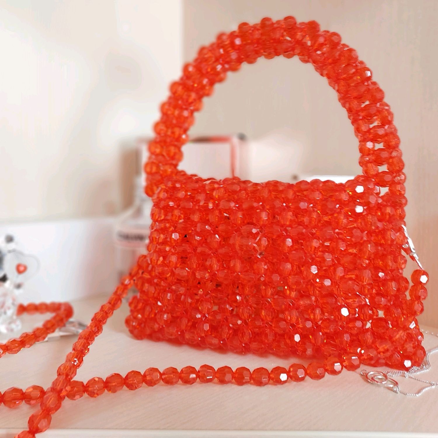 Сумочка из бусин в интернет-магазине Ярмарка Мастеров по цене 3500 ...