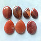Red chalcedony cabochon. Cabochons. Gemlab. My Livemaster. Фото №6
