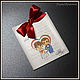 Wedding invitation 'Love is' with a rubber stamp, Invitations, St. Petersburg,  Фото №1